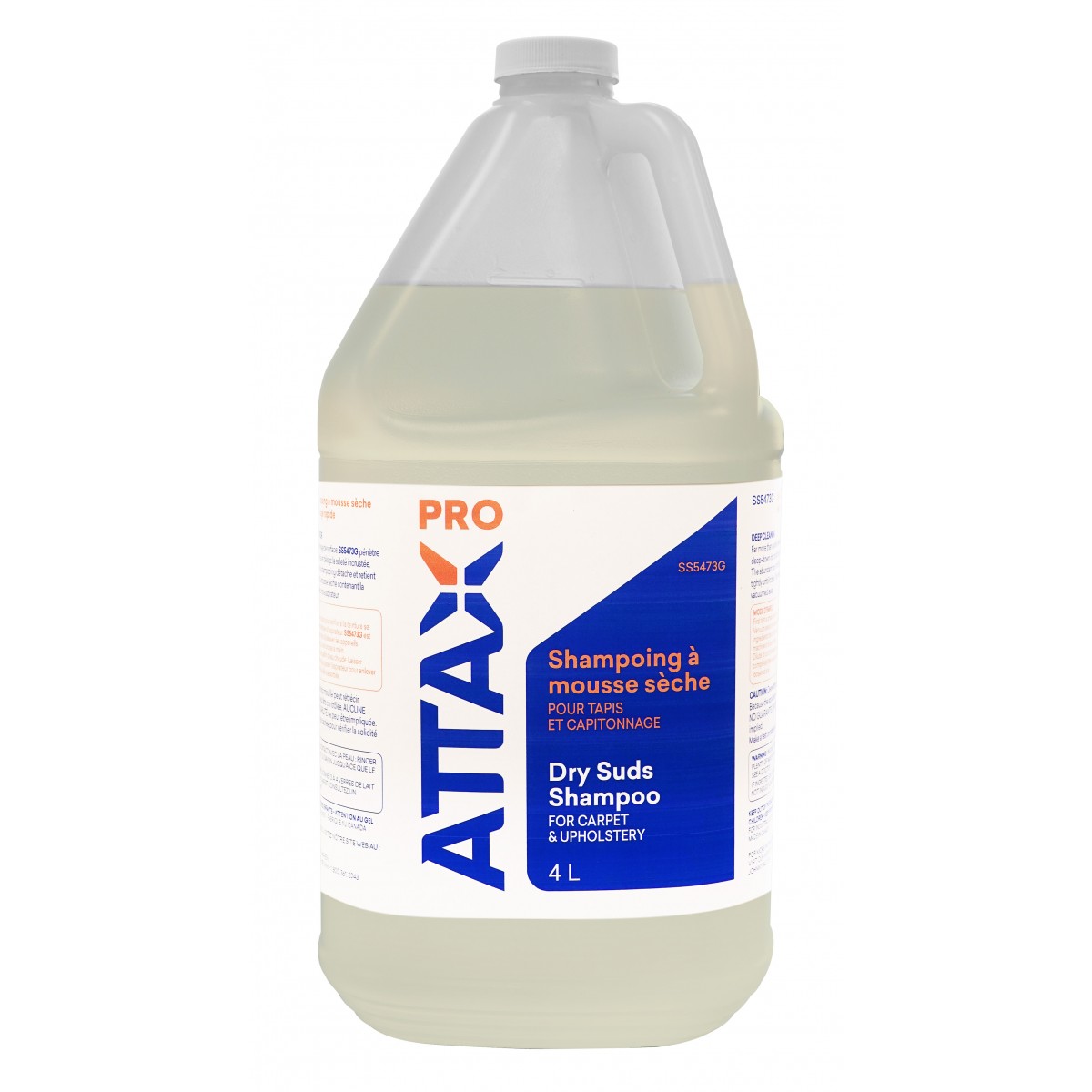 Shampoing professionel à mousse sèche pour tapis et capitonnage - 1,06 gal  (4 L) - Attax ®
