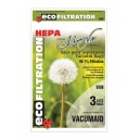 HEPA Microfilter Bag for Vacumaid Vacuum - Pack of 3 Bags - Envirocare VM12G-H