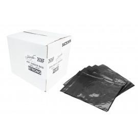 Sacs à poubelle / ordures commercial - robuste - 26" x 36" (66 cm x 91,6 cm) - noir - boîte de 200