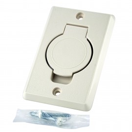 Inlet Valve for Central Vacuum - Ivory