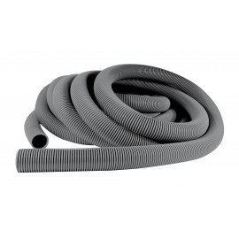 Boyau pour aspirateur central - par pied en multiple de 3 m (10') - 50 mm (2") dia - gris - anti-écrasement - Zephlex - Plastiflex CZ100200050PI