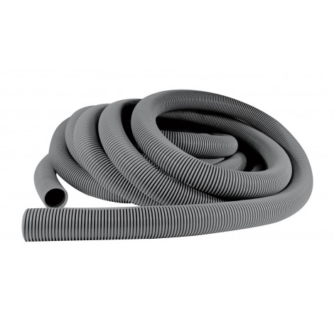 Boyau pour aspirateur central -15 m (50') - 50 mm (2") I.D. - gris - anti-écrasement - Zephlex - Plastiflex CZ100200050PI