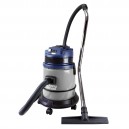 Wet & Dry Commercial Vacuum - Capacity of 7.5 gal (28.5 L) - Electrical Outlet for Power Nozzle - 10' (3 m) Hose - Metal Wands - Brushes and Accessories Included