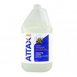 Lotion nettoyante antibactérienne pour mains, corps et cheveux - 4 L (1,06 gal) - Attax ® Pro