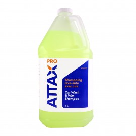 Car Wash & Wax Shampoo - 1,06 gal (4 L) - Attax ® Pro