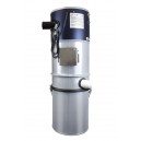 Central Vacuum Johnny Vac - JV600LS - Silent - 600 Airwatts - 5 gal (19 L) Tank Capacity - Wall Mount Bracket - Microtex Filter - HEPA Bag