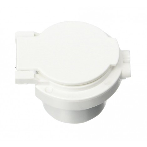 Prise utilitaire universelle sans contact pour aspirateur central - blanc