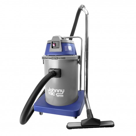 HEPA Certified Commercial Vacuum Cleaner - 8 gal (30 L) Tank Capacity - 8' (2.43 m) Hose - Metal Wands - Brushes and Accessories Included - Ghibli