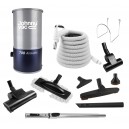 Central Vacuum, Johnny Vac JV700KITHA,  With 30 ' Hose, Accessories