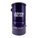 Aspirateur central Johnny Vac - silencieux - 650 watts-air - capacité du réservoir 5 gal (19 L) - Support mural -  filtre Microtex - sac HEPA