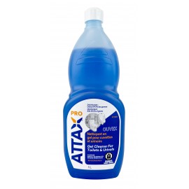 Nettoyant en gel pour cuvettes et urinoirs - 1 L (33,8 oz) - Attax ® Pro