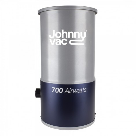 Aspirateur central Johnny Vac - JV700C - silencieux - moteur 2 ventilateurs - 700 watts-air - capacité de 5 gal (19 L) - support mural - sac HEPA - filtre mousse