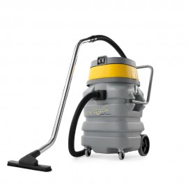 Wet & Dry Commercial Vacuum - 23 gal (90 L) Tank Capacity - 8' (2.5 m) Flexible Hose - Metal Wand - Brushes & Accessories - Guibli AS59 PD SP