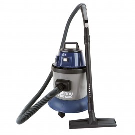 Wet & Dry Commercial Vacuum - Capacity of 4 gal (15 L) - Electrical Outlet for Power Nozzle - Plastic and Aluminum Wands - Brushes and Accessories Included