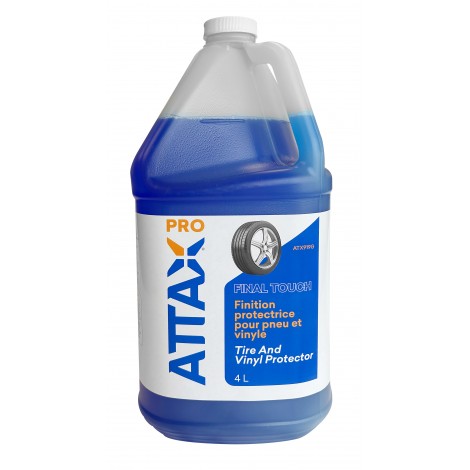 Finition protectrice pour pneu et vinyle - antistatique - 4 L (1,06 gal) - Attax ® Pro