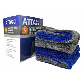 Premium Drying Towels - 20" x 24" - 1180 GSM - Pack of 2 - Attax ® Pro