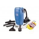 Backpack Vacuum - Johnny Vac - Capacity of 1.5 gal (5,65 L) - HEPA Filtration - with Accessories and Superior Quality Harness