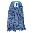 Synthetic String Mop Replacement Head - Large (24 oz / 680 g) - Blue - Attax ® Pro