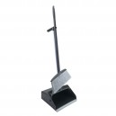 Long Handle Dustpan with Wheels and Mini Broom