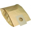 Sac en papier pour aspirateur Johnny Vac JV10W - Ghibli  AS10, ASL7 et AS8 - paquet de 5 sacs
