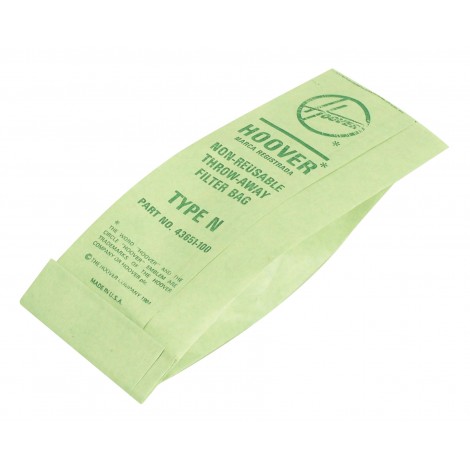 Paper Bag for Hoover Type N Vacuum - Pack of 5 Bags - 4010038N