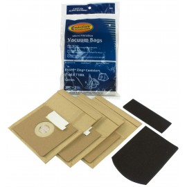 Paper Bag for Bissell Zing 7100 and 7100L Vacuum - Pack of 3 Bags + 2 Filters - Envirocare 842