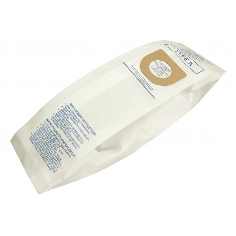 Paper Bag for Hoover Type A Upright Vacuum - Pack of 3 Bags - Envirocare 809SW
