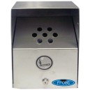 Stainless Steel Wall-Mounted Outdoor Ashtray - Heavy Duty - Medium - Frost  FRO-909