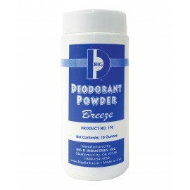 Deodorant Powder - Breeze - 16 oz (454 G) - Big D 176