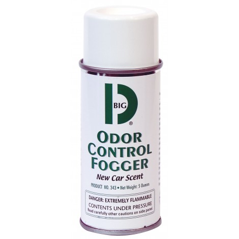 Car Aerosol Deodorant - One Shot or Not - New Car Scent - 5 oz (142 g) - Big D 343