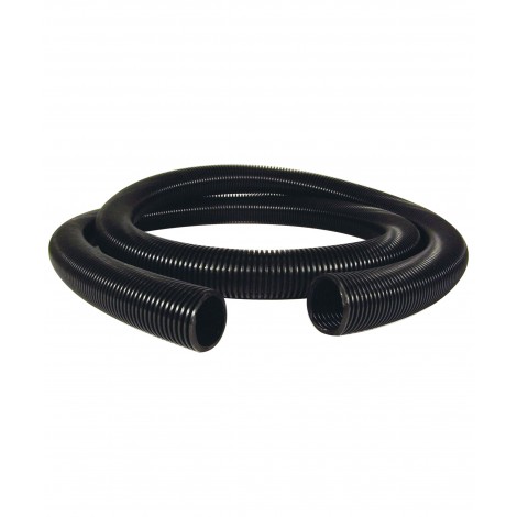 Hose for  Vacuum -  50' (15 m) - 1 ½"  (38 mm) dia - Black - Anti-Crush - Top Quality