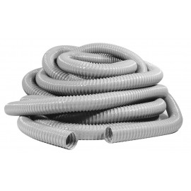 Boyau pour aspirateur central - 15 m (50') - 38 mm (1 1/2") dia - gris - renforcé - Vacuflex - Flehaust 0354-0150-0001-20