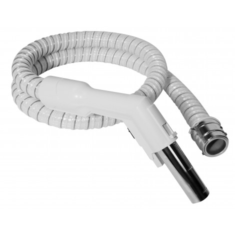 Electrical Hose for ELECTROLUX SJ - 6' (1,82 m) - 1 1/4" (32 mm) dia - White - Curved Handle - Reinforced - Electrolux SJ EH8100W