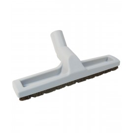 Brosse pour les planchers - 12" (30,4 cm) - 1 1/4" (32 mm) dia - avec roues - grise