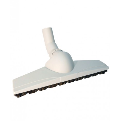 Brosse à plancher - largeur 33 cm (13') - 31,75 mm  (1 ¼") dia - double pivot - gris - Wessel-Werk 13.9 051-302