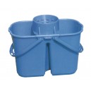 Bucket with Funnel Wringer - 3 gal (15 L) - Blue