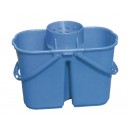 Seau et essoreuse en entonnoir - 3 gal (15 L) - bleu
