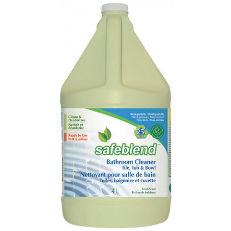 Nettoyant pour la salle de bain : tuile, baignoire et la cuvette - 4 L (1,06 gal) - Safeblend  BTFR G04