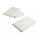 Temporary Cover Plate Fitting for Central Vac - 3 Pack - White - Plastiflex SV8012