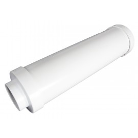 Silencieux de sortie d'air 12" - pour installation aspirateur central - blanc