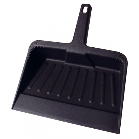 Commercial Dust Pan - 12" (30.4 cm) - Black