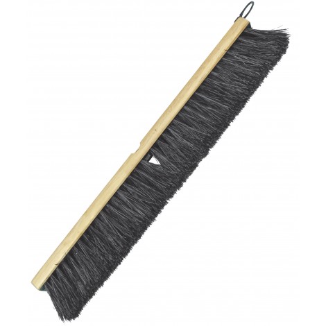 Push Broom - Soft Bristles - 24" (61 cm) - Grey