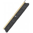 Push Broom - Soft Bristles - 24" (61 cm) - Grey