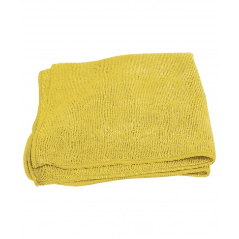 Multi-Purpose Microfiber Cloth - 16'' x 16'' (40.6 cm x 40.6 cm) - Yellow