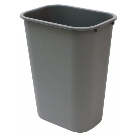 Light Trash Can / Bin - Wastebasket - 10.25 gal (38 L) - Grey