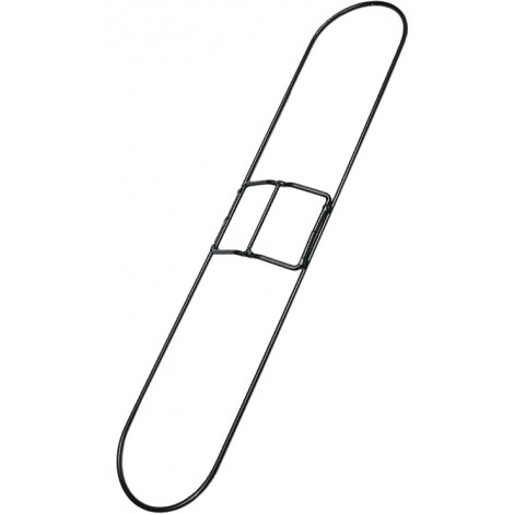 Cadre ovale de vadrouille sèche - 12,7 cm x 60,9 (5'' x 24'') - en métal