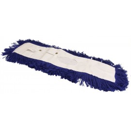 Synthetic Oval Dust Mop - 5'' x 18" - (12.7 cm x 45.7) - Blue