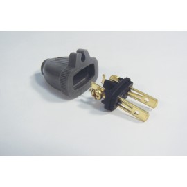 2 WIRES REPLACEMENT PLUG (M) - GREY