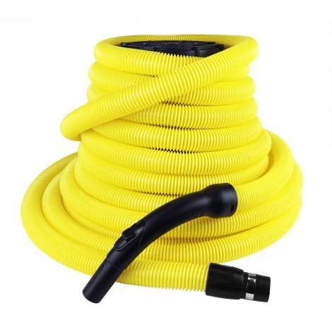 BOYAUX  50' X 1 1/4'' AVEC EMBOUT ET POIGNEE JAUNE