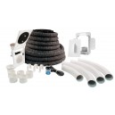Ensemble complet d'installation Hide-a-Hose - boyau rétractable de 30' (9 m) - pour prise HS5000